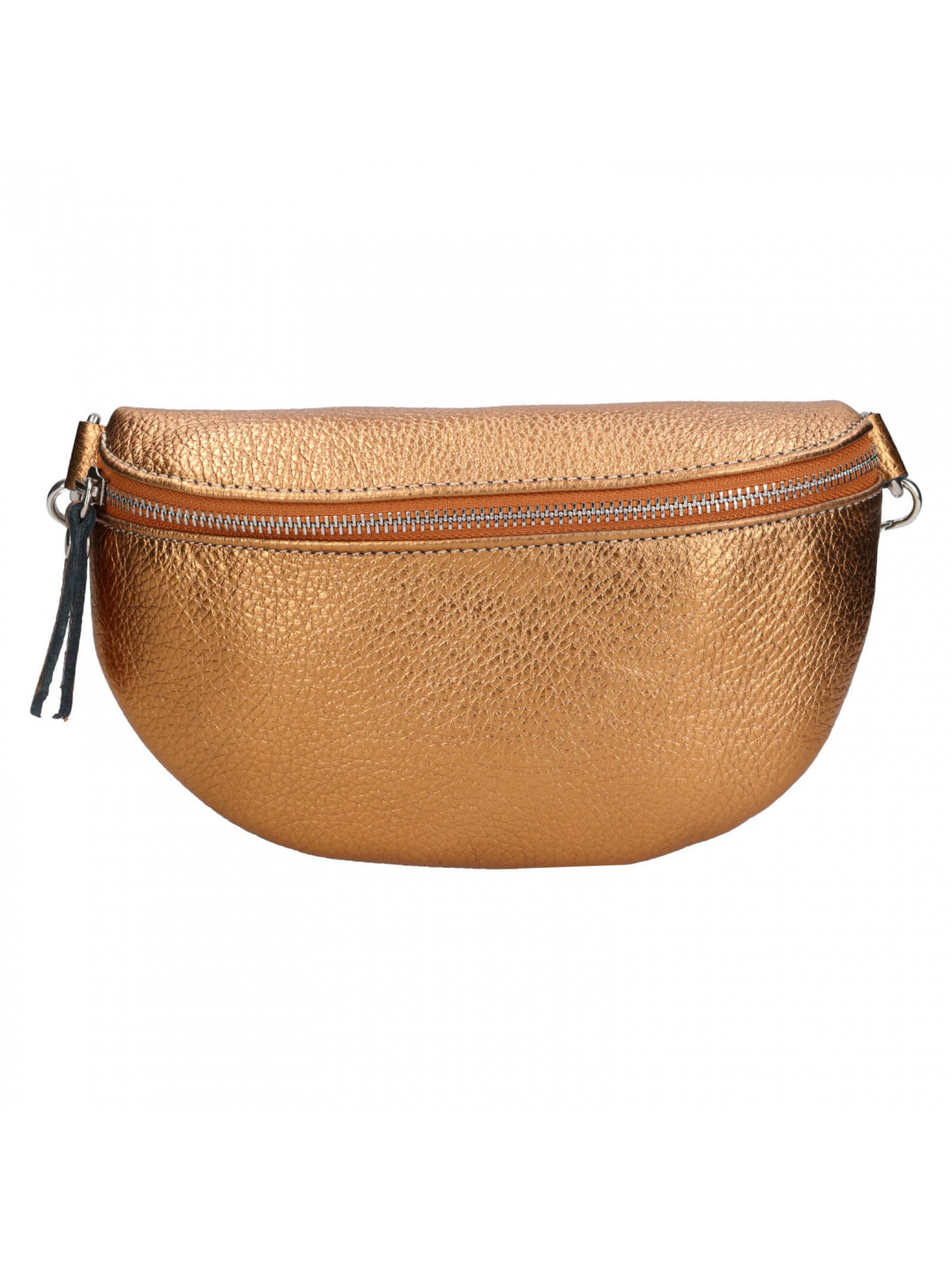 Dámská kožená ledvinka Italia Laura – bronzová